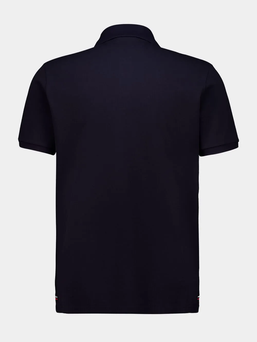 Dark Blue Cotton Piqué Polo Shirt sold by Fashion Clinic product image thumbnail 4