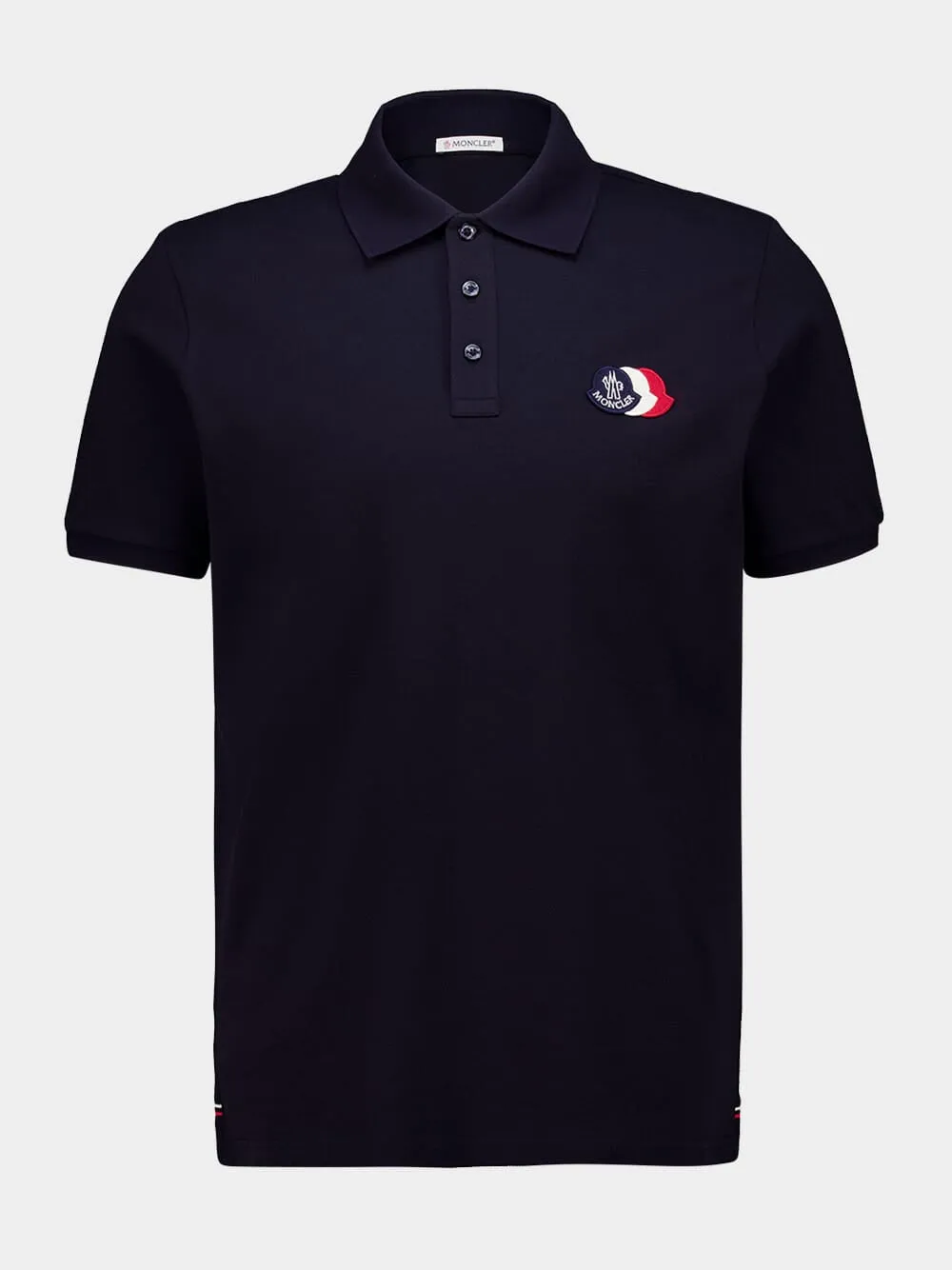 Dark Blue Cotton Piqué Polo Shirt sold by Fashion Clinic product image thumbnail 2