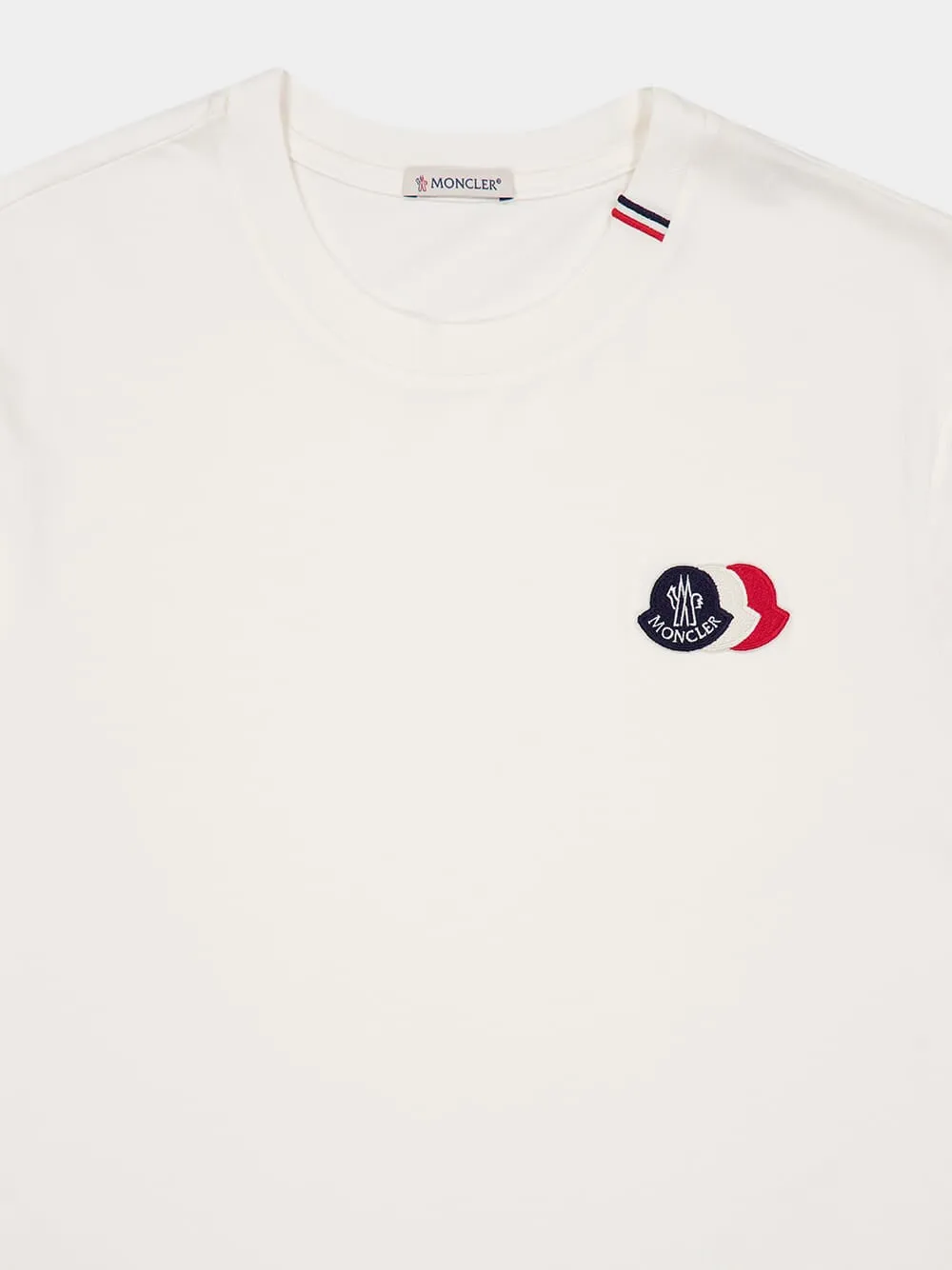 Natural Cotton T-Shirt with Logo sold by Fashion Clinic product image thumbnail 3