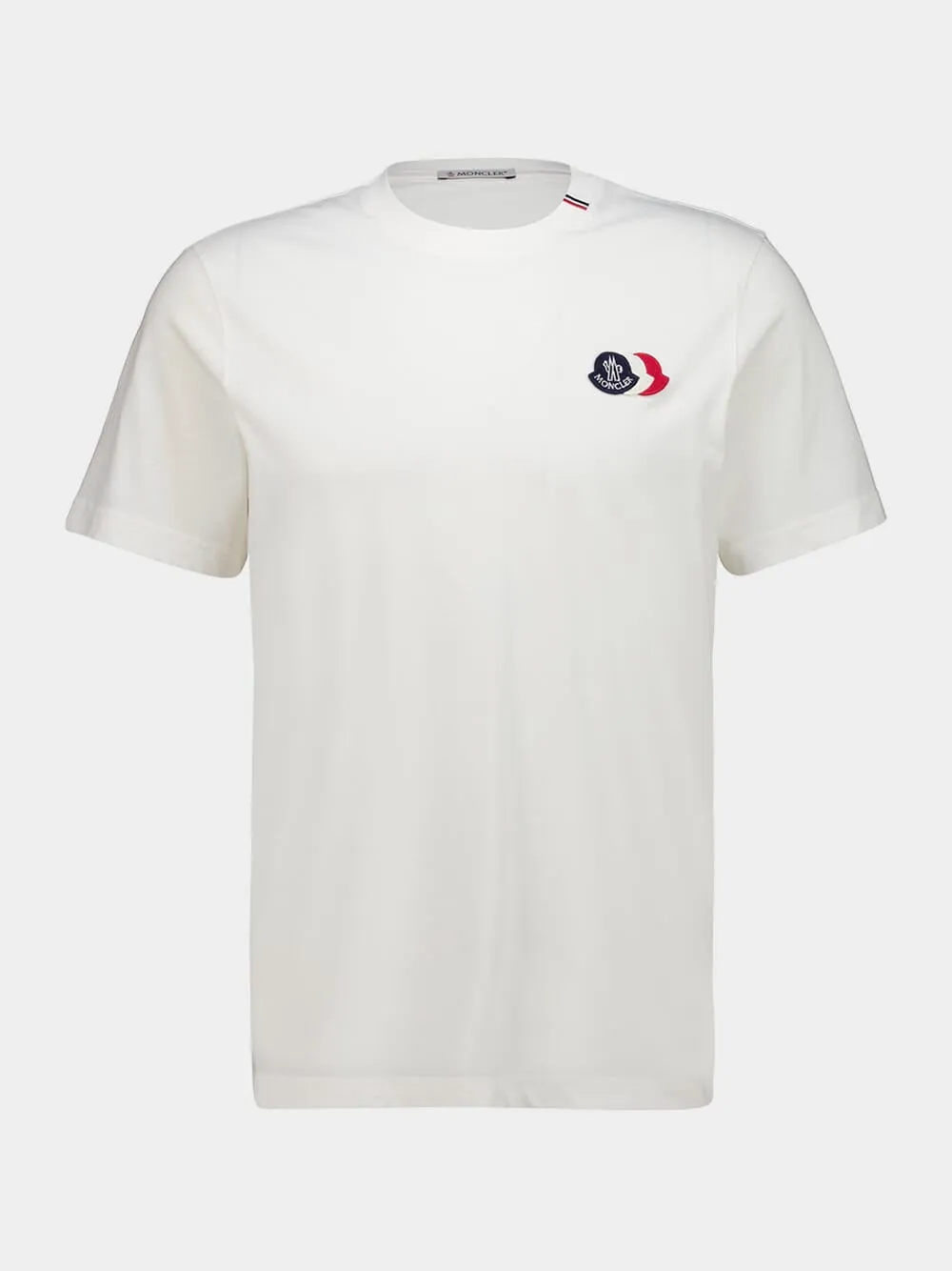 Natural Cotton T-Shirt with Logo sold by Fashion Clinic
