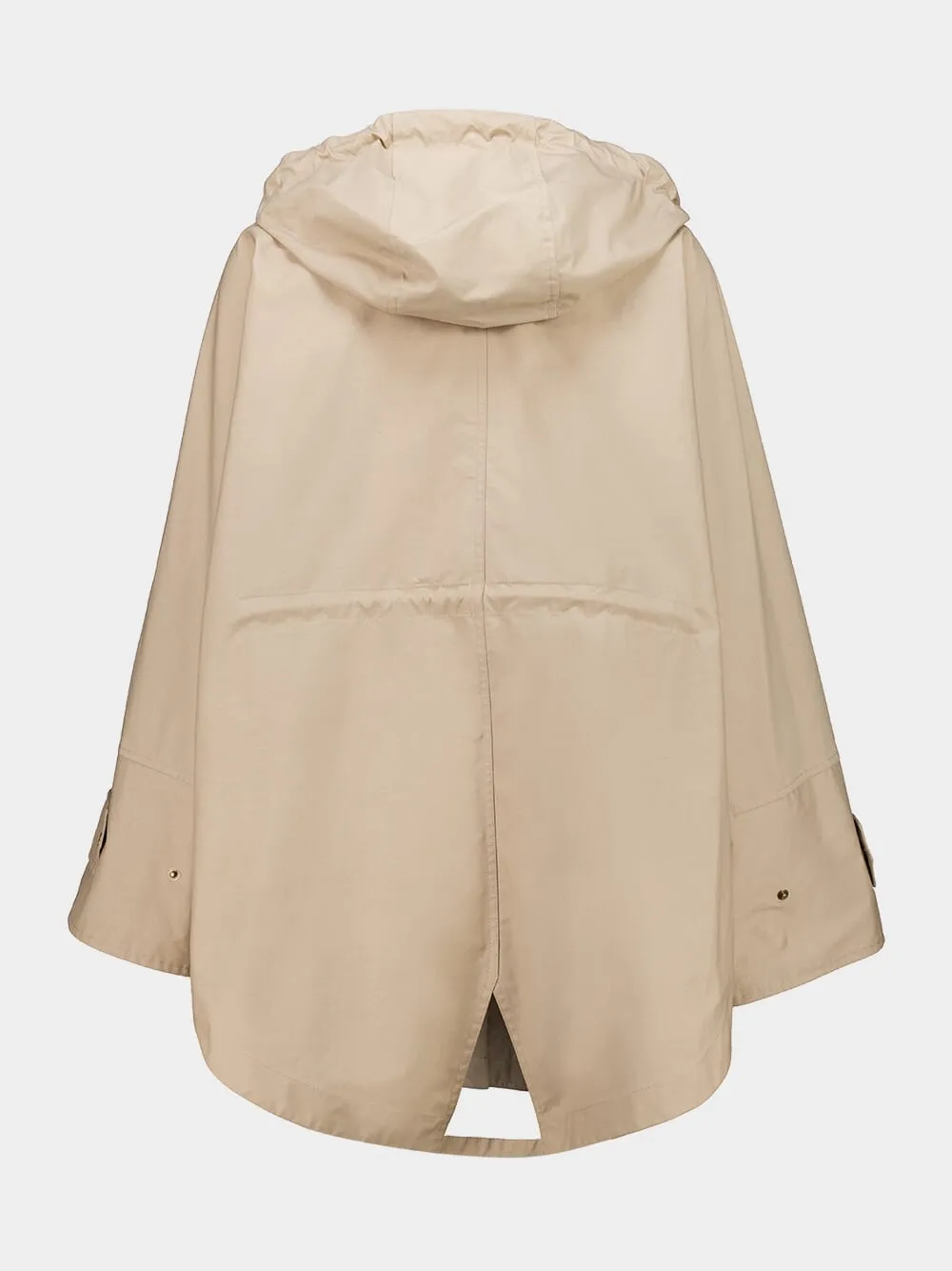Beige Oversized Brunnera Hooded Parka sold by Fashion Clinic product image thumbnail 2