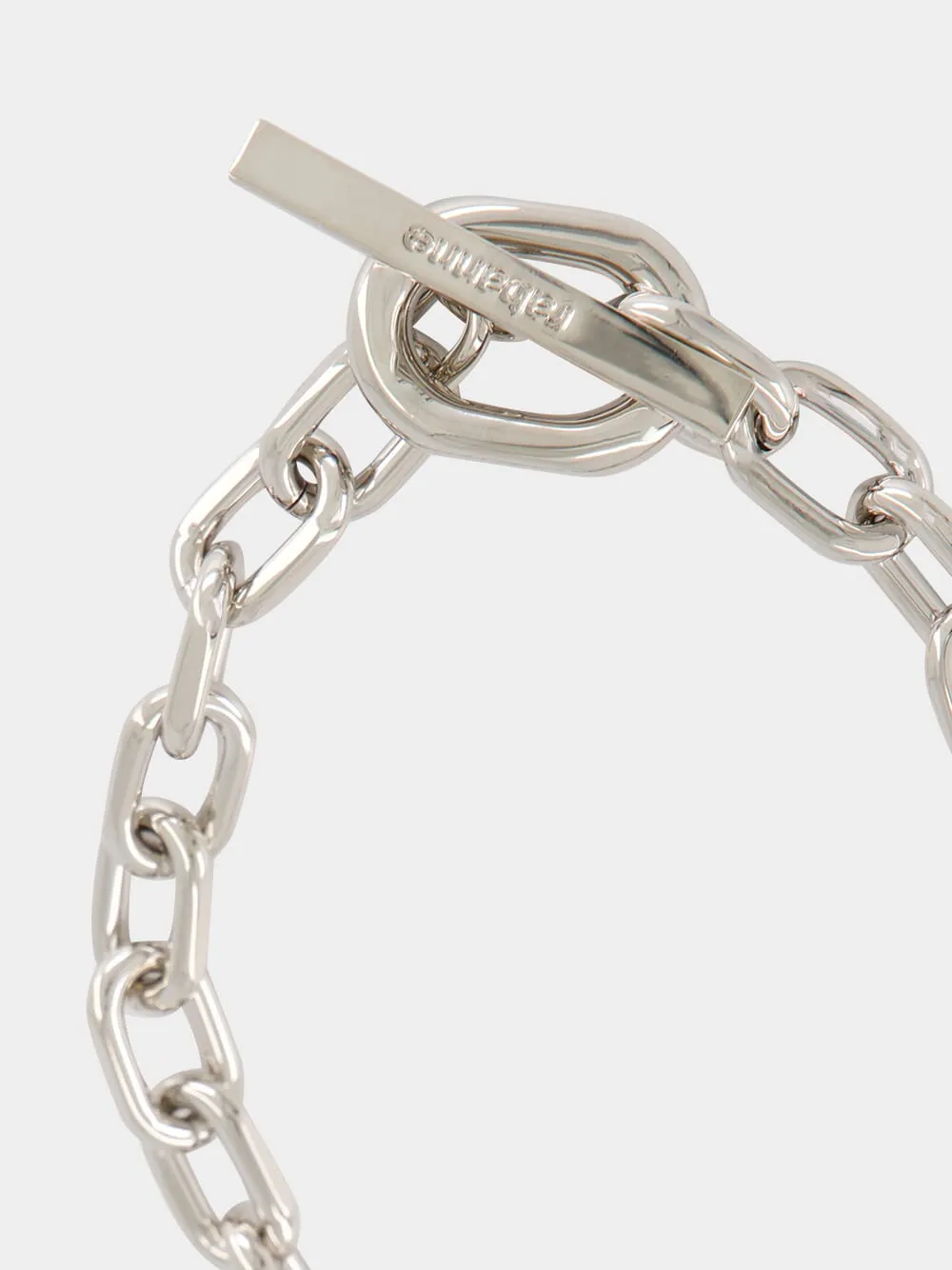 XL Link Necklace in Silver and Green sold by Fashion Clinic product image thumbnail 4