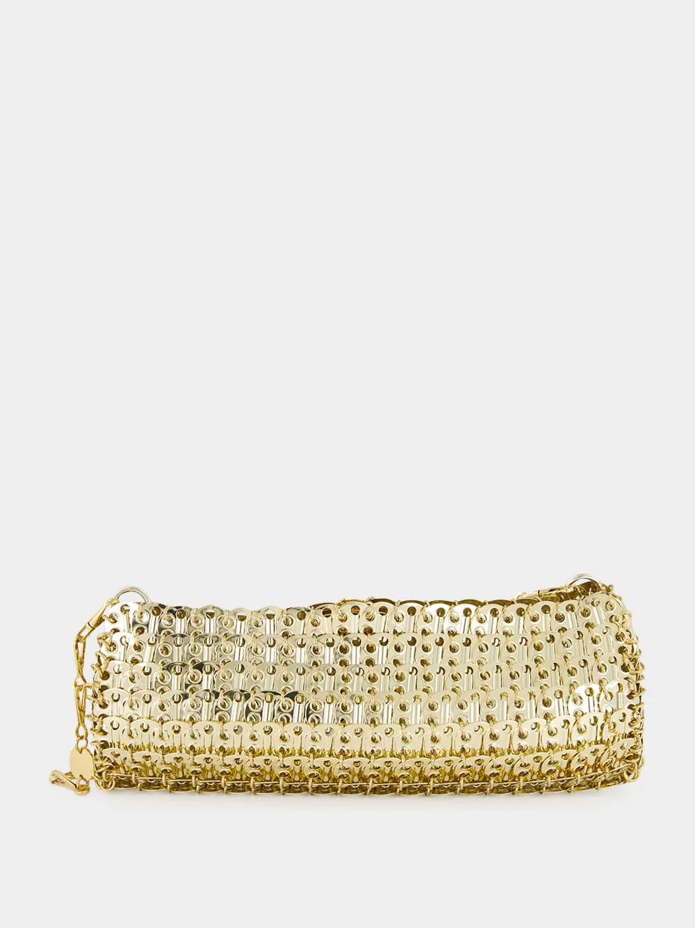 Gold 1969 Metal Disc Clutch Bag sold by Fashion Clinic
