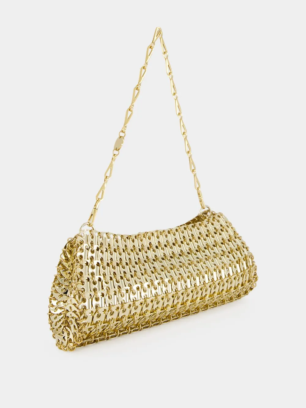 Gold 1969 Metal Disc Clutch Bag sold by Fashion Clinic product image thumbnail 5