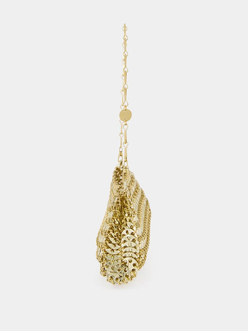 Gold 1969 Metal Disc Clutch Bag sold by Fashion Clinic product image thumbnail 4