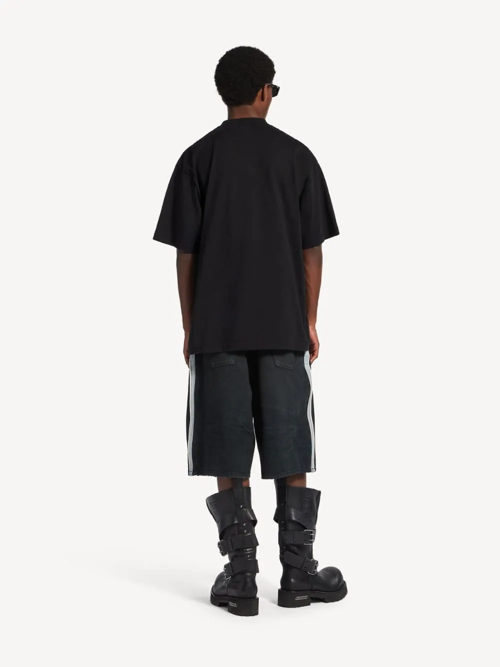 Black Paris Thunderstorm Oversized T-Shirt sold by Fashion Clinic product image thumbnail 4