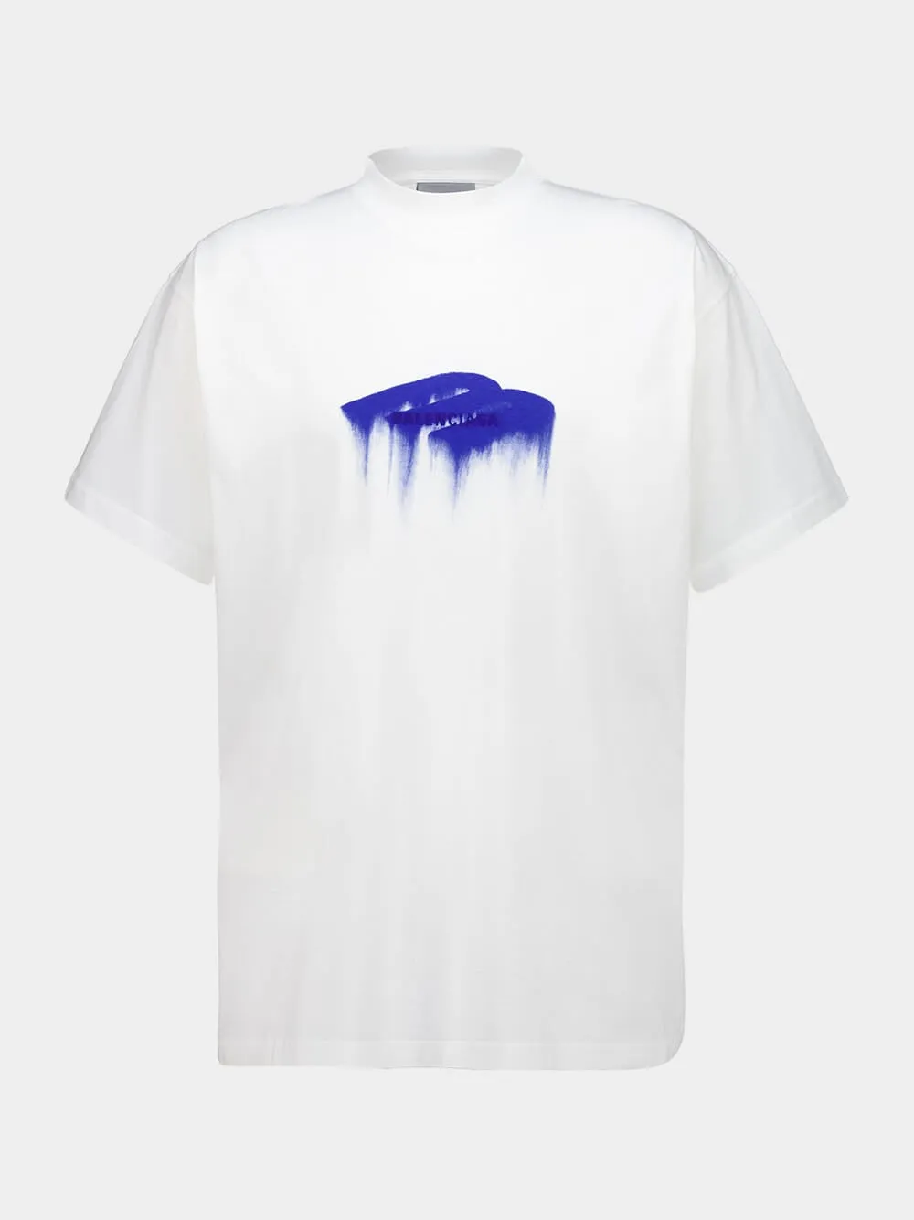 White Wet Brush Graphic Cotton T-Shirt sold by Fashion Clinic product image thumbnail 2