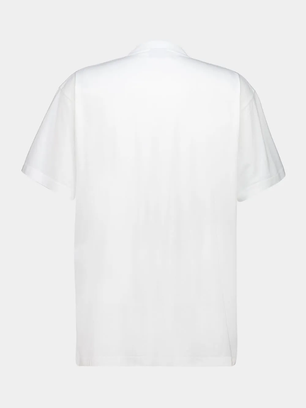White Wet Brush Graphic Cotton T-Shirt sold by Fashion Clinic product image thumbnail 4