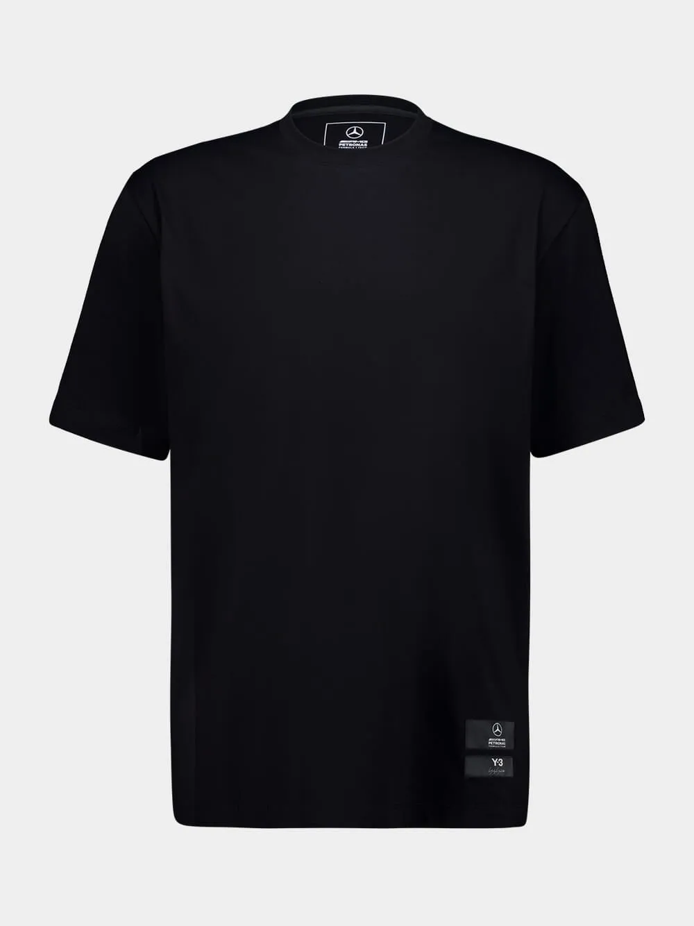 Black Mercedes Logo Graphic T-Shirt sold by Fashion Clinic