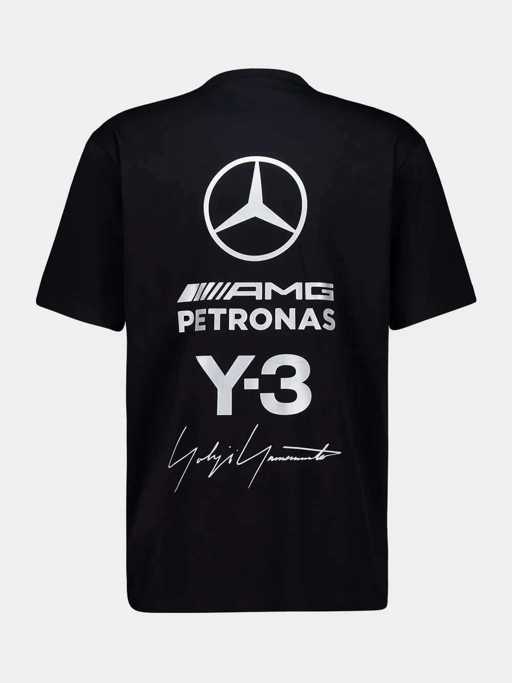 Black Mercedes Logo Graphic T-Shirt sold by Fashion Clinic product image thumbnail 2