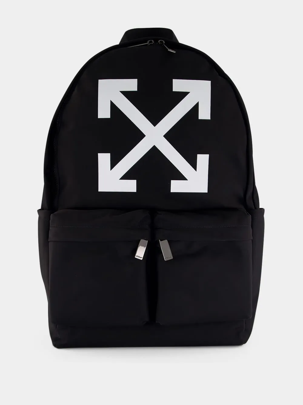 Black Full Arrow Backpack sold by Fashion Clinic