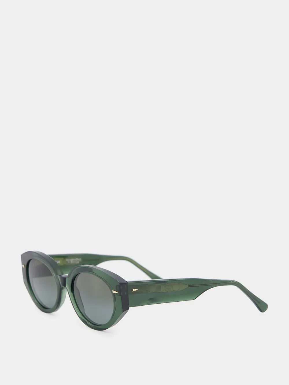 Art Deco Dark Green Sunglasses sold by Fashion Clinic product image thumbnail 2