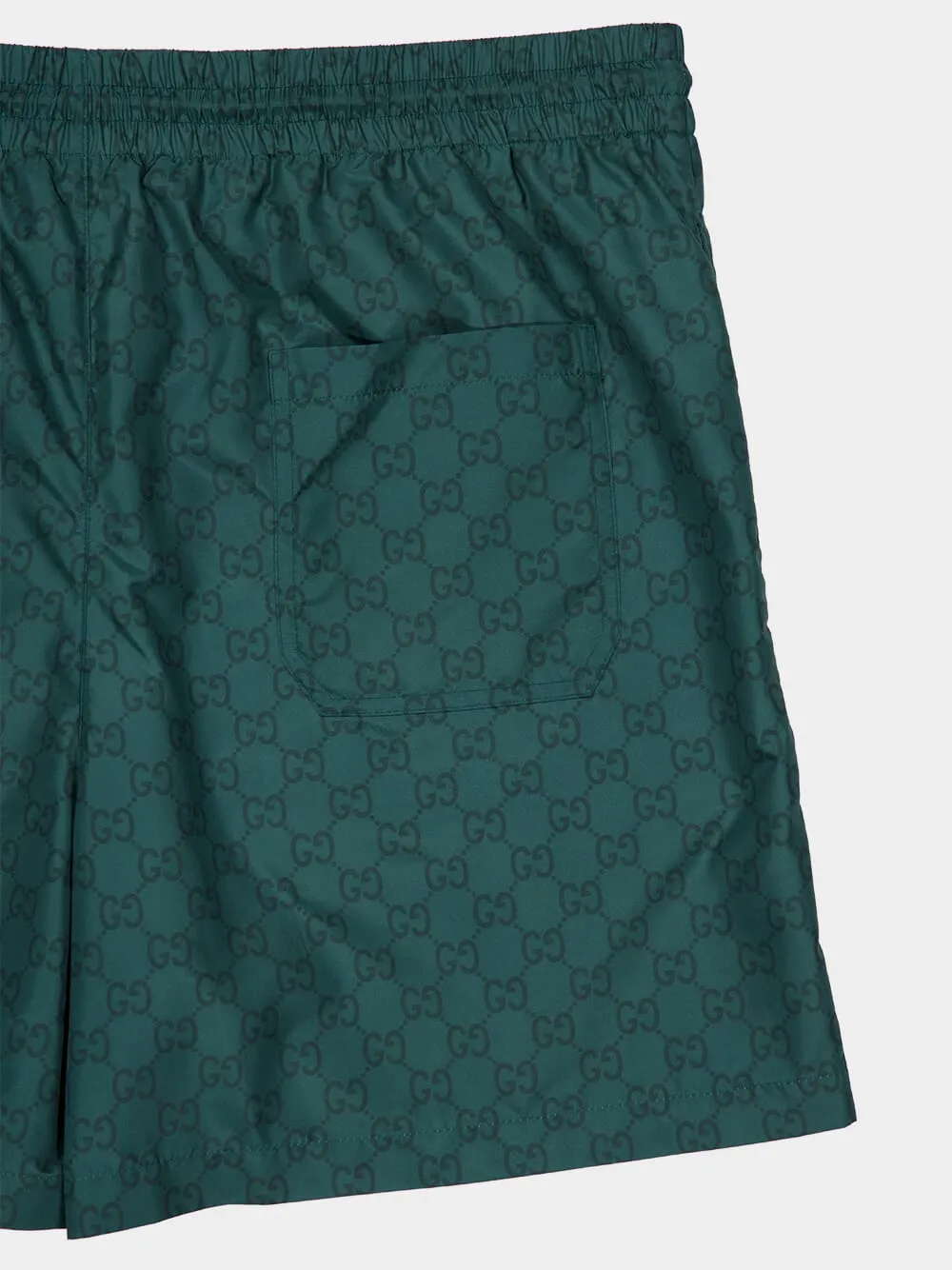 Glade Green GG Nylon Swim Shorts sold by Fashion Clinic product image thumbnail 4