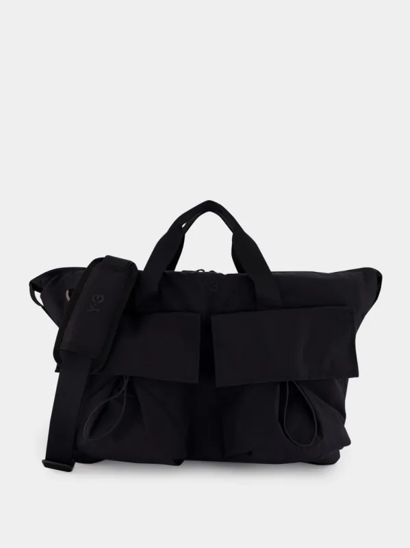 Black Utility Shoulder Bag made by Y-3