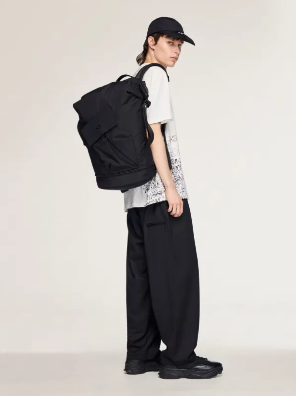 Black Utility Backpack made by Y-3