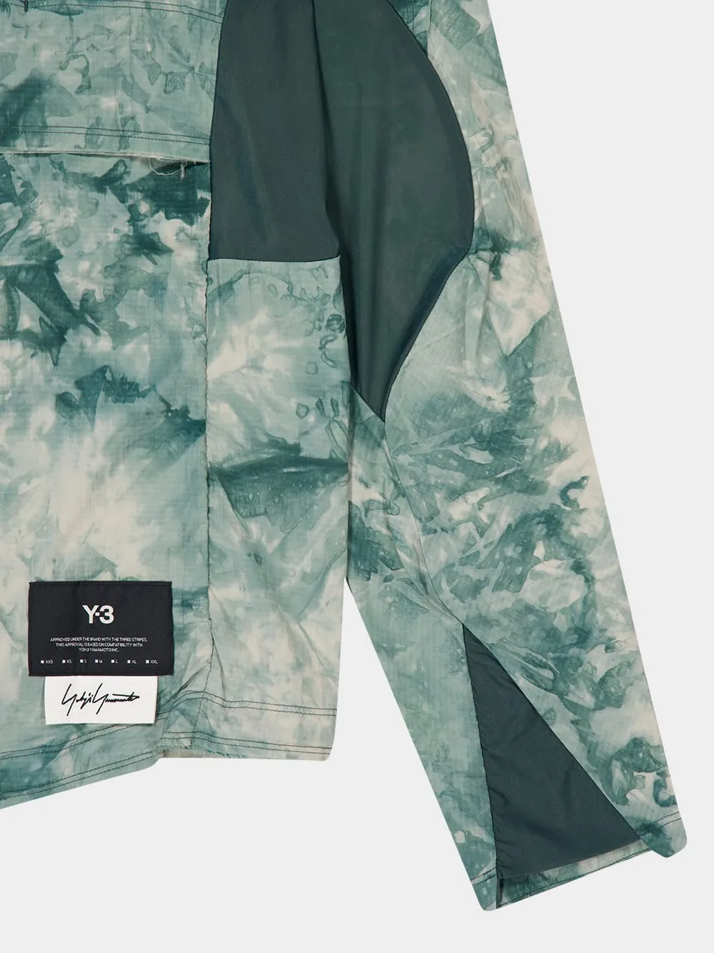 Green AOP Running Jacket sold by Fashion Clinic product image thumbnail 5