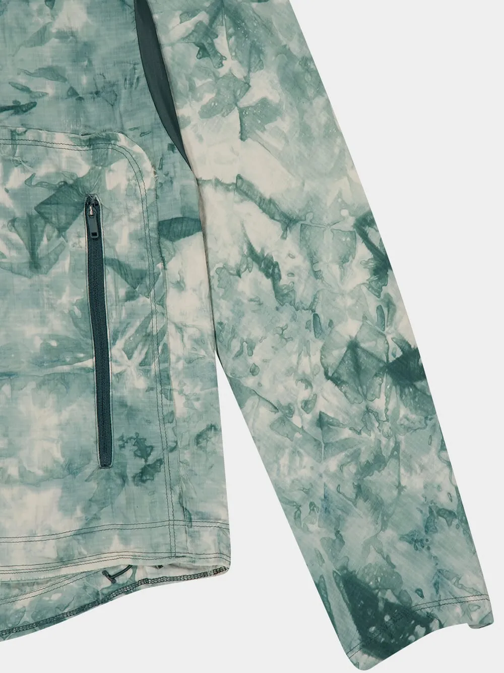 Green AOP Running Jacket sold by Fashion Clinic product image thumbnail 4