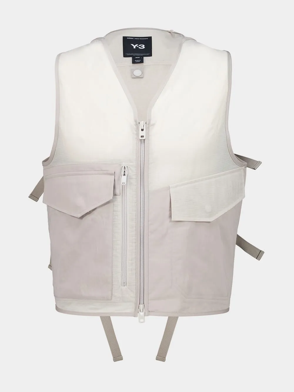Light Brown Tactical Utility Vest sold by Fashion Clinic product image thumbnail 2
