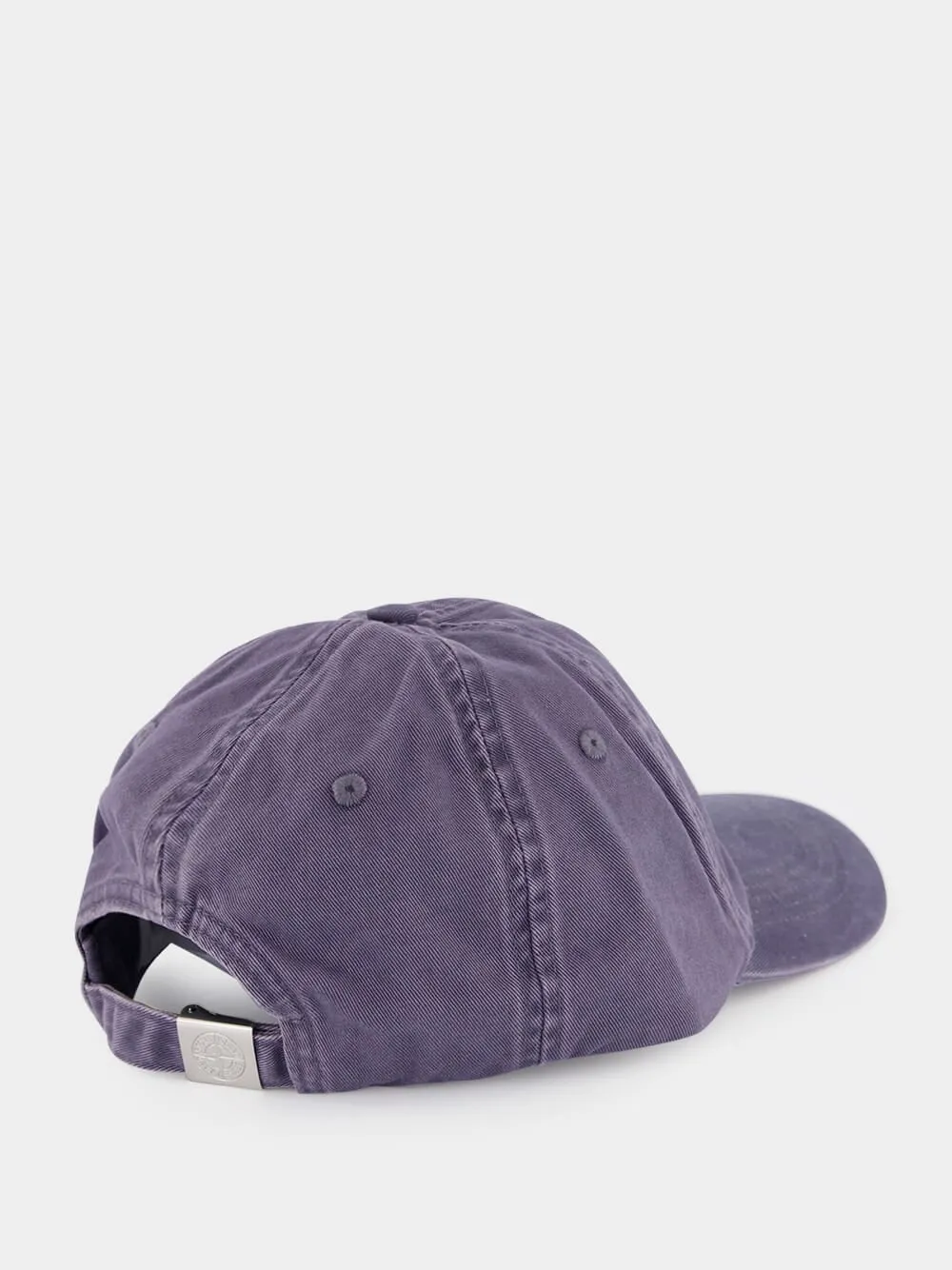 Blue Grey Cotton Baseball Cap sold by Fashion Clinic product image thumbnail 2