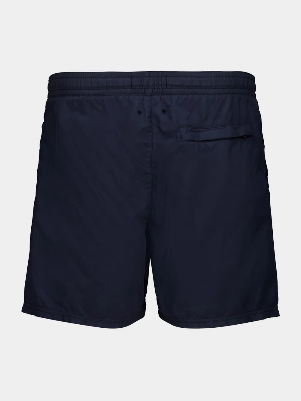 Navy Blue Brushed Nylon Swim Trunks sold by Fashion Clinic product image thumbnail 2