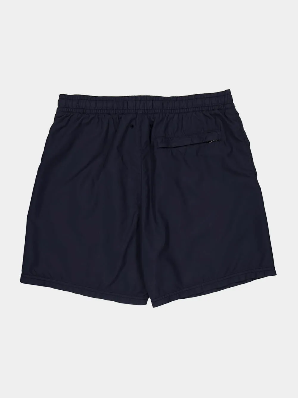 Navy Blue Brushed Nylon Swim Trunks sold by Fashion Clinic product image thumbnail 5