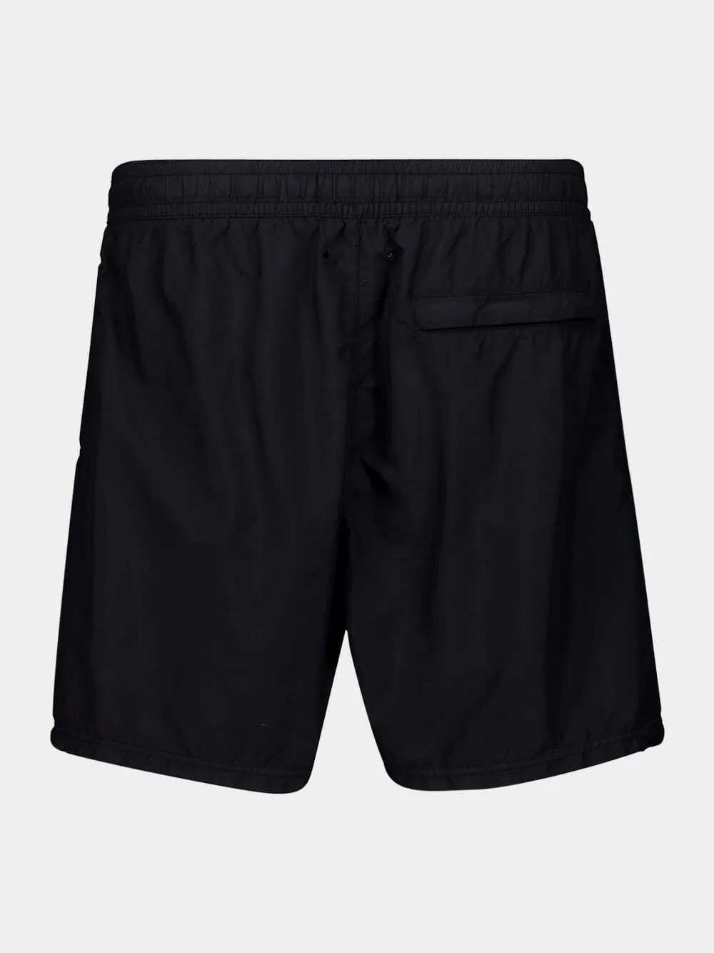 Black Brushed Nylon Swim Trunks sold by Fashion Clinic product image thumbnail 2