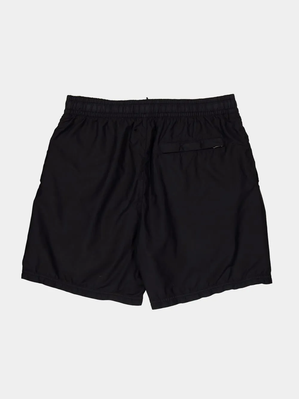 Black Brushed Nylon Swim Trunks sold by Fashion Clinic product image thumbnail 5