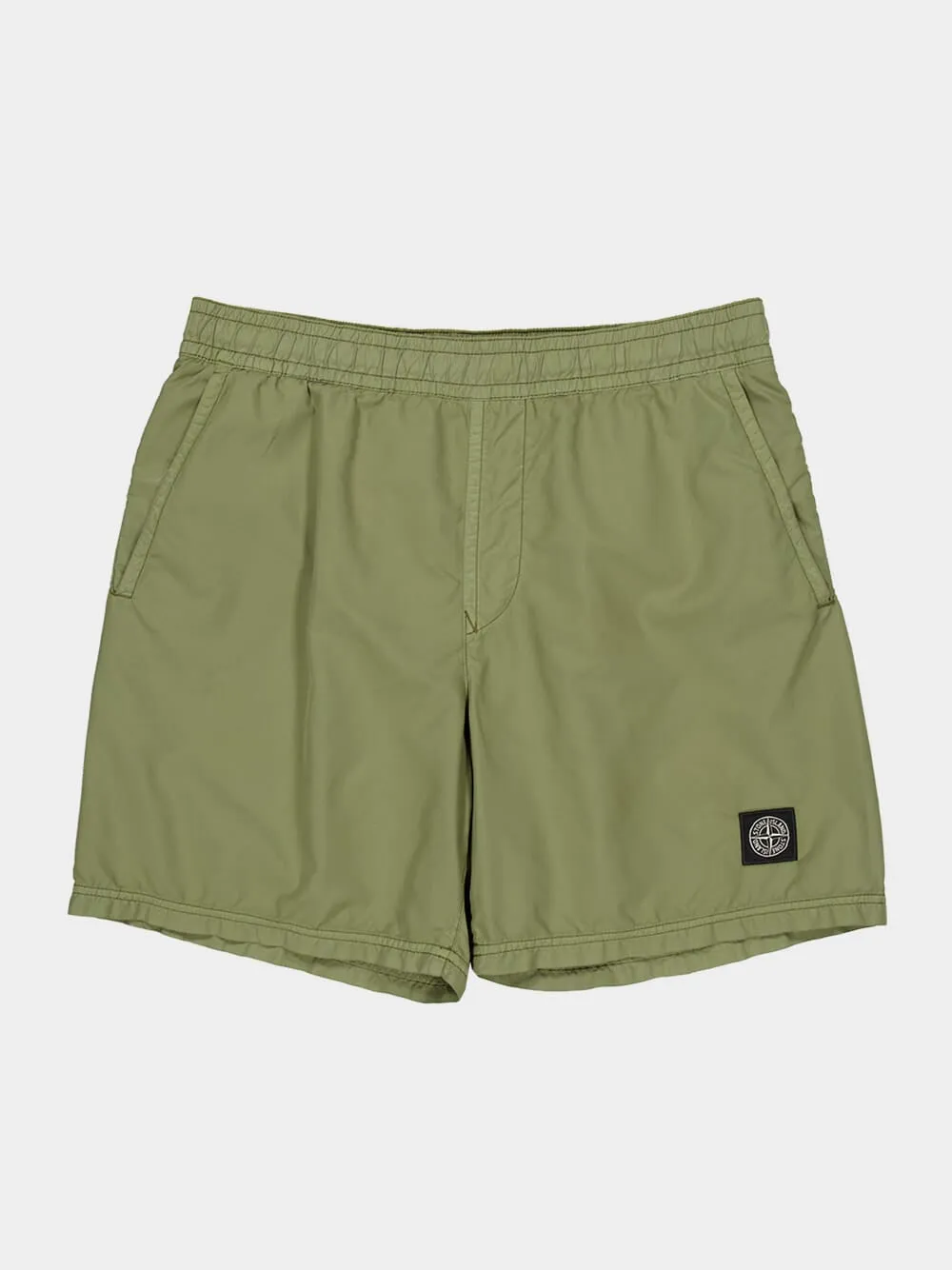 Military Green Nylon Swim Shorts sold by Fashion Clinic product image thumbnail 5