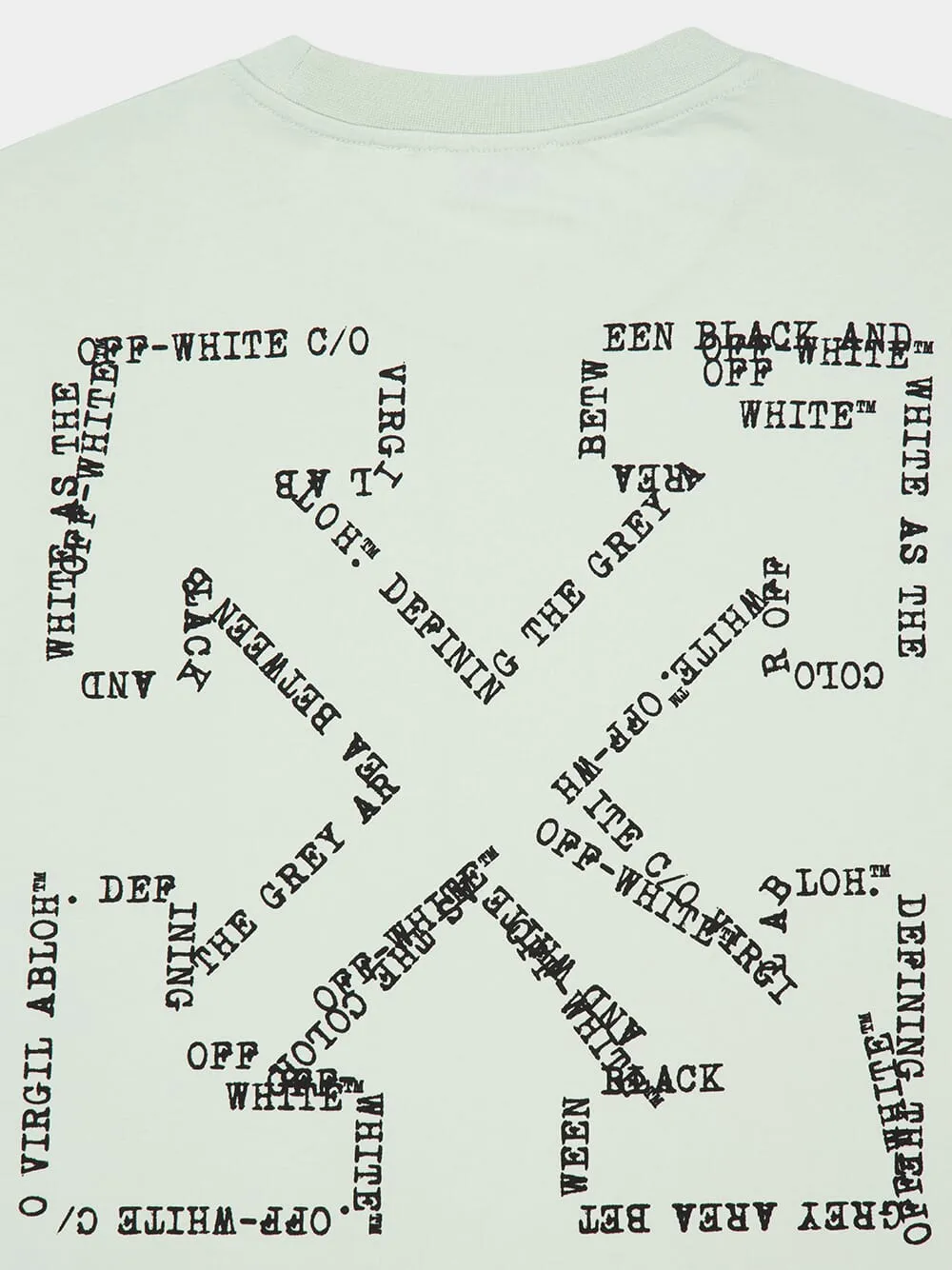 Mint Type Arrow Cotton T-Shirt sold by Fashion Clinic product image thumbnail 4