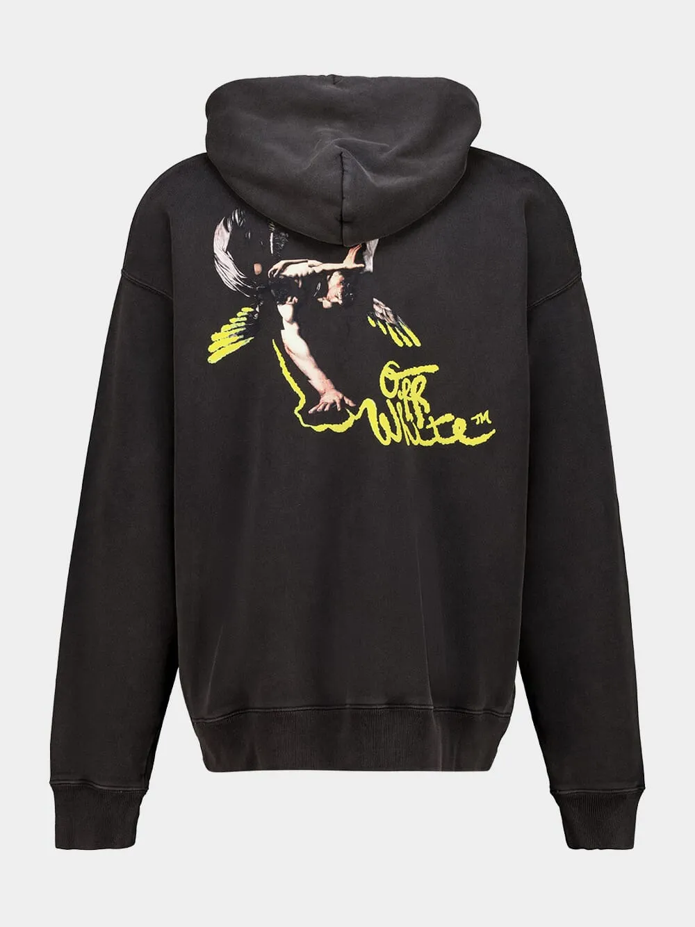 Black Fallen Caravaggio Cotton Hooded Sweatshirt sold by Fashion Clinic product image thumbnail 2