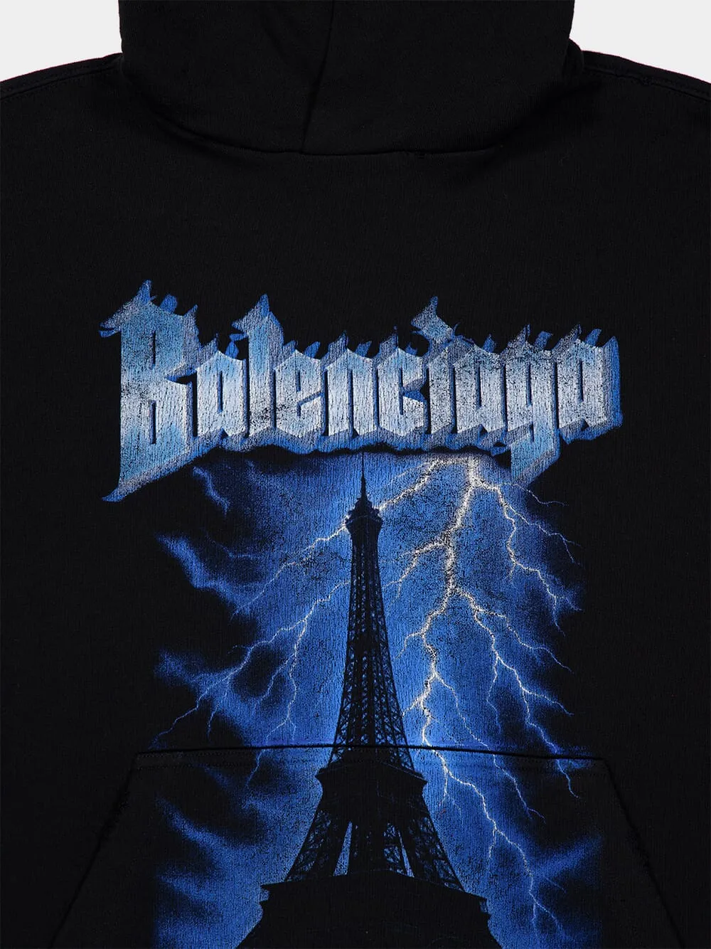 Black Paris Thunderstorm Cotton Sweatshirt sold by Fashion Clinic product image thumbnail 5
