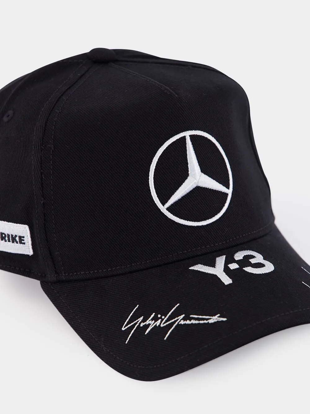 Black Logo Embroidered Cap sold by Fashion Clinic product image thumbnail 3