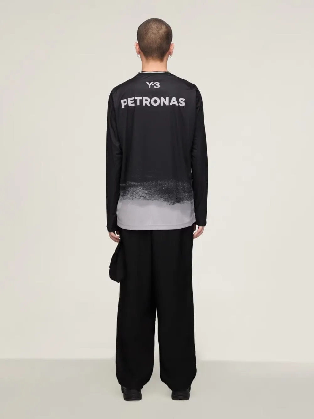 Black Mercedes Long Sleeve T-Shirt sold by Fashion Clinic product image thumbnail 4