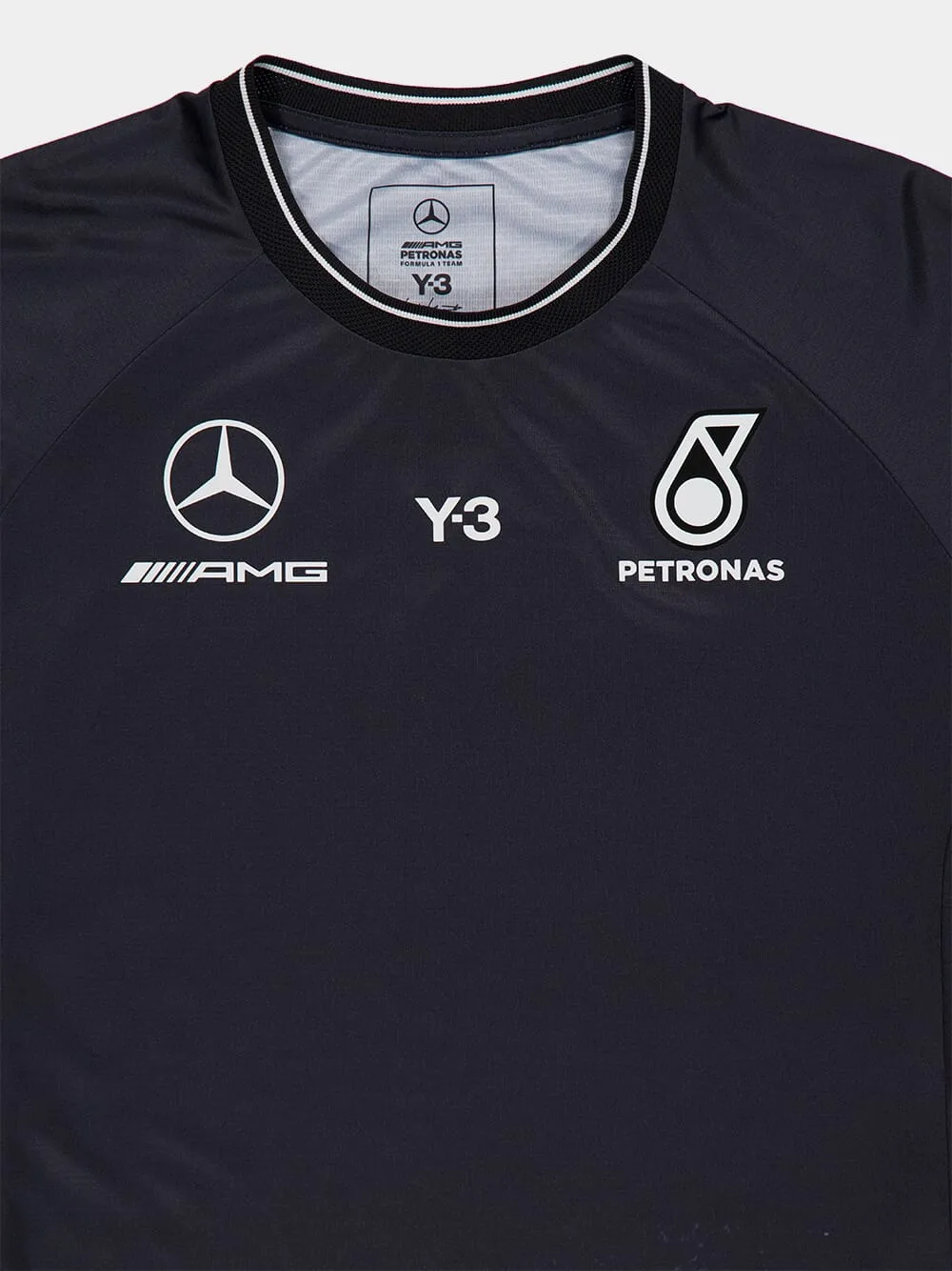 Black Mercedes Long Sleeve T-Shirt sold by Fashion Clinic product image thumbnail 5