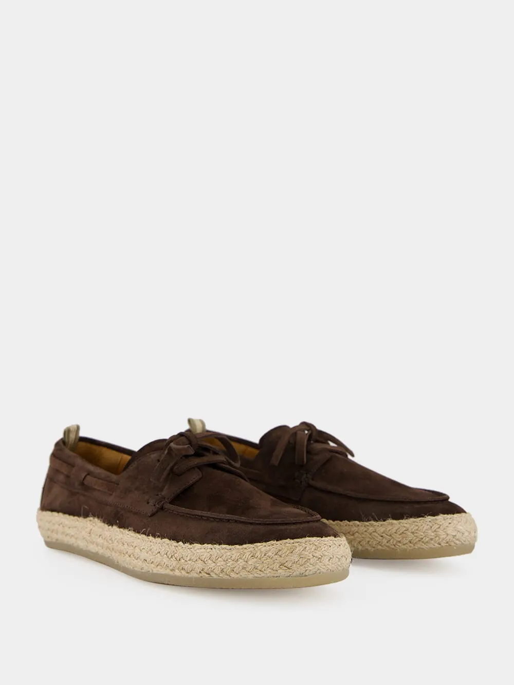 Brown Bowline 005 Suede Espadrilles sold by Fashion Clinic product image thumbnail 3