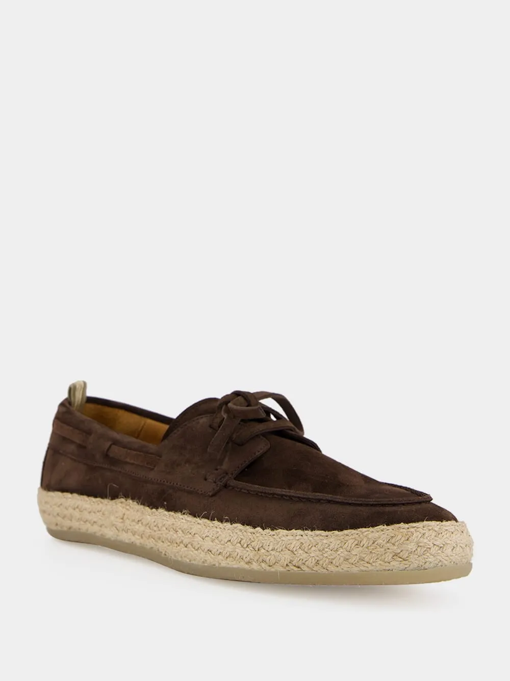 Brown Bowline 005 Suede Espadrilles sold by Fashion Clinic product image thumbnail 2