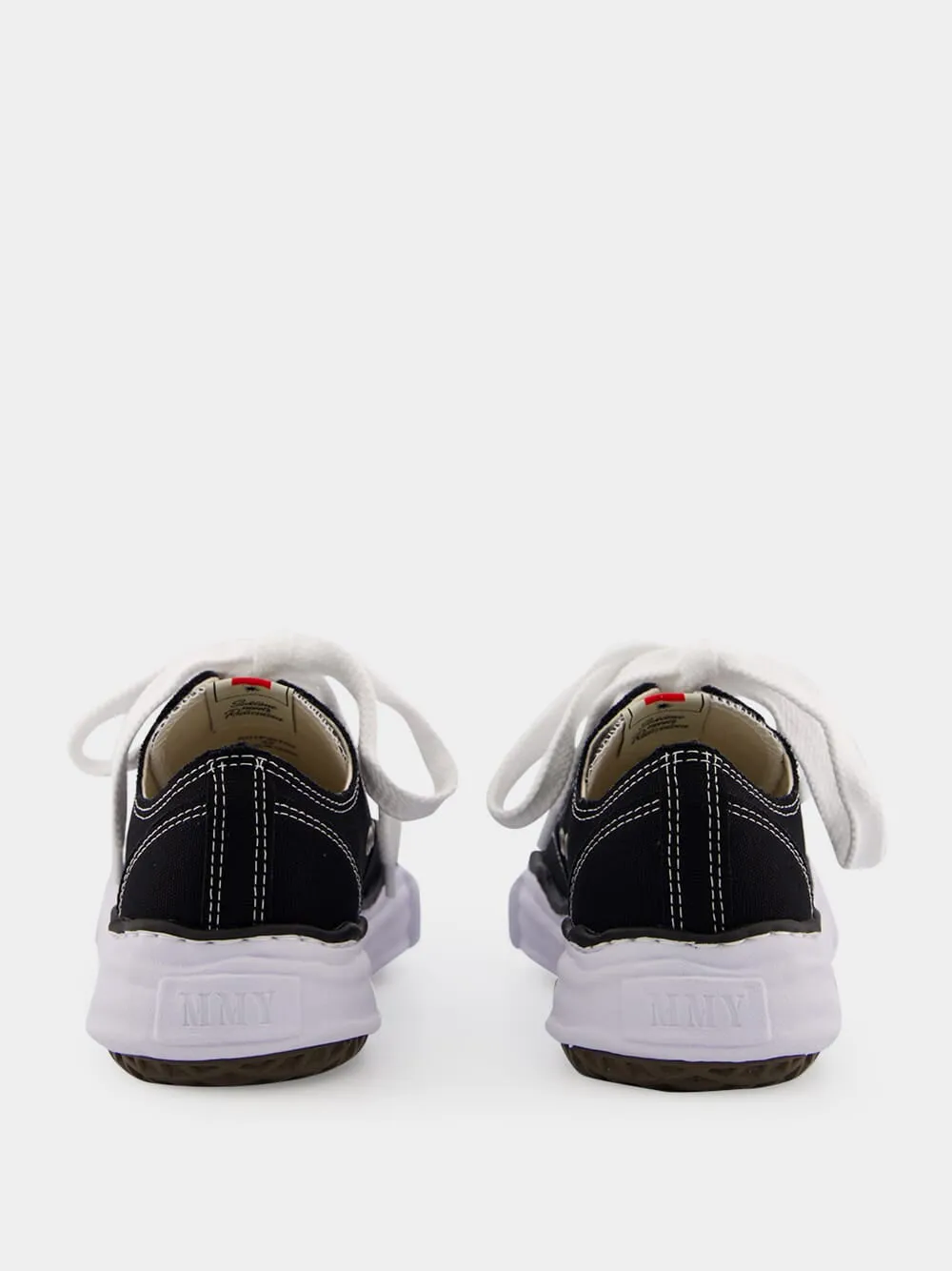 Black Peterson Canvas Low-Top Sneakers sold by Fashion Clinic product image thumbnail 5