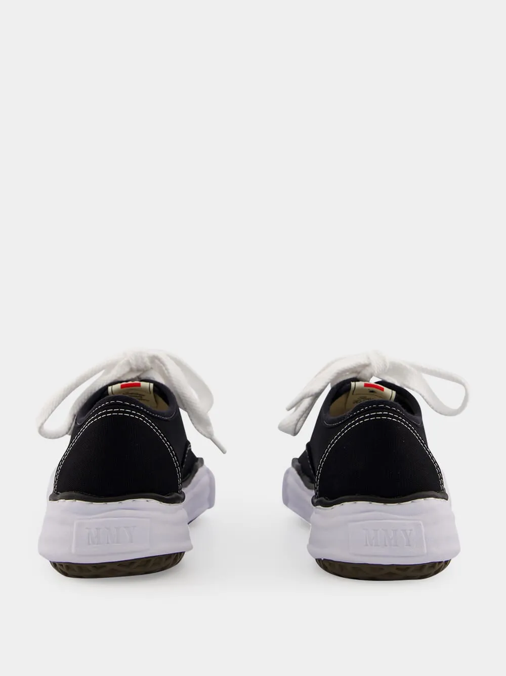 Black Baker Canvas Low-Top Sneakers sold by Fashion Clinic product image thumbnail 5