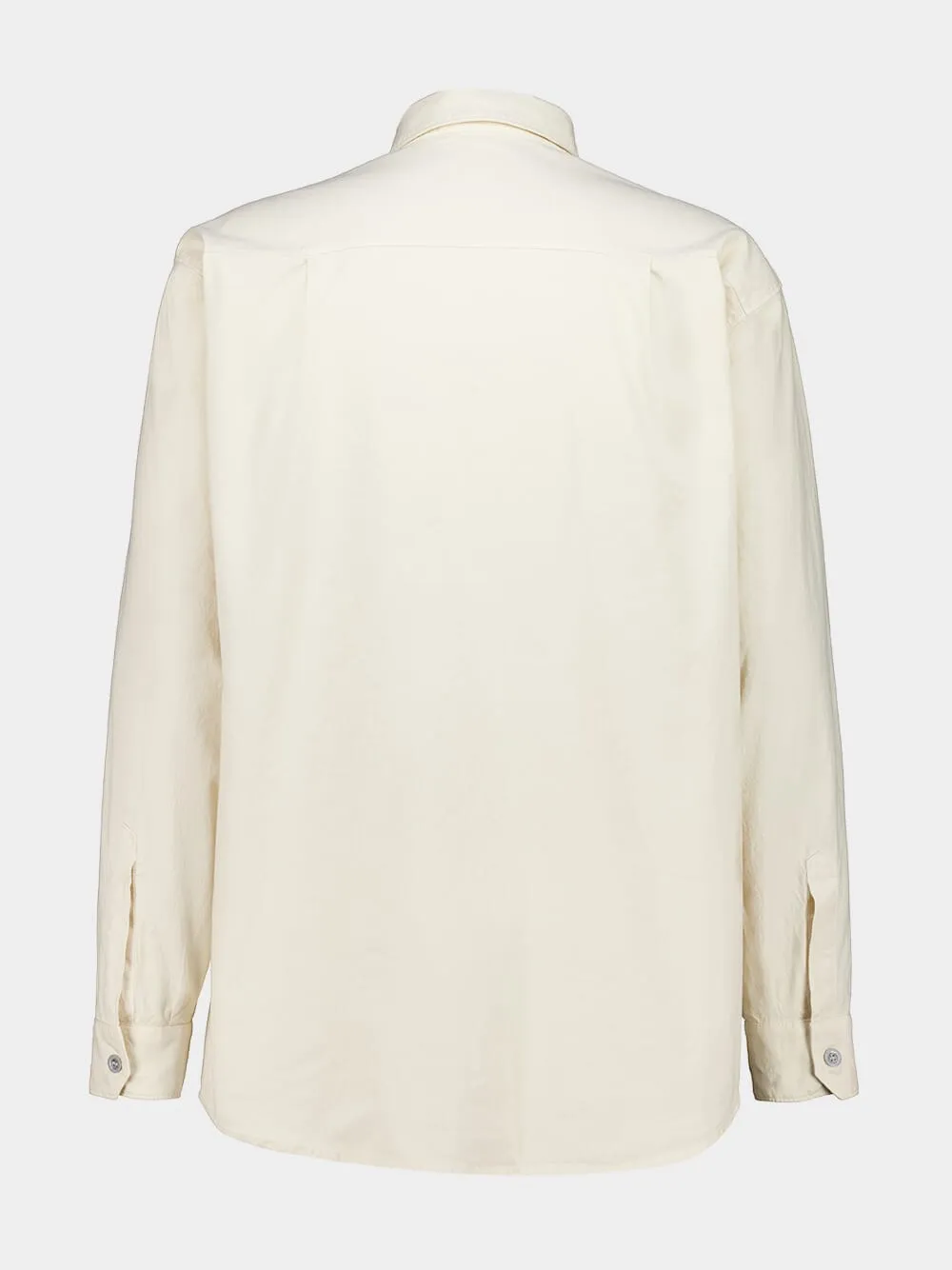 Ivory Cotton Marina Comfort-Fit Shirt sold by Fashion Clinic product image thumbnail 2
