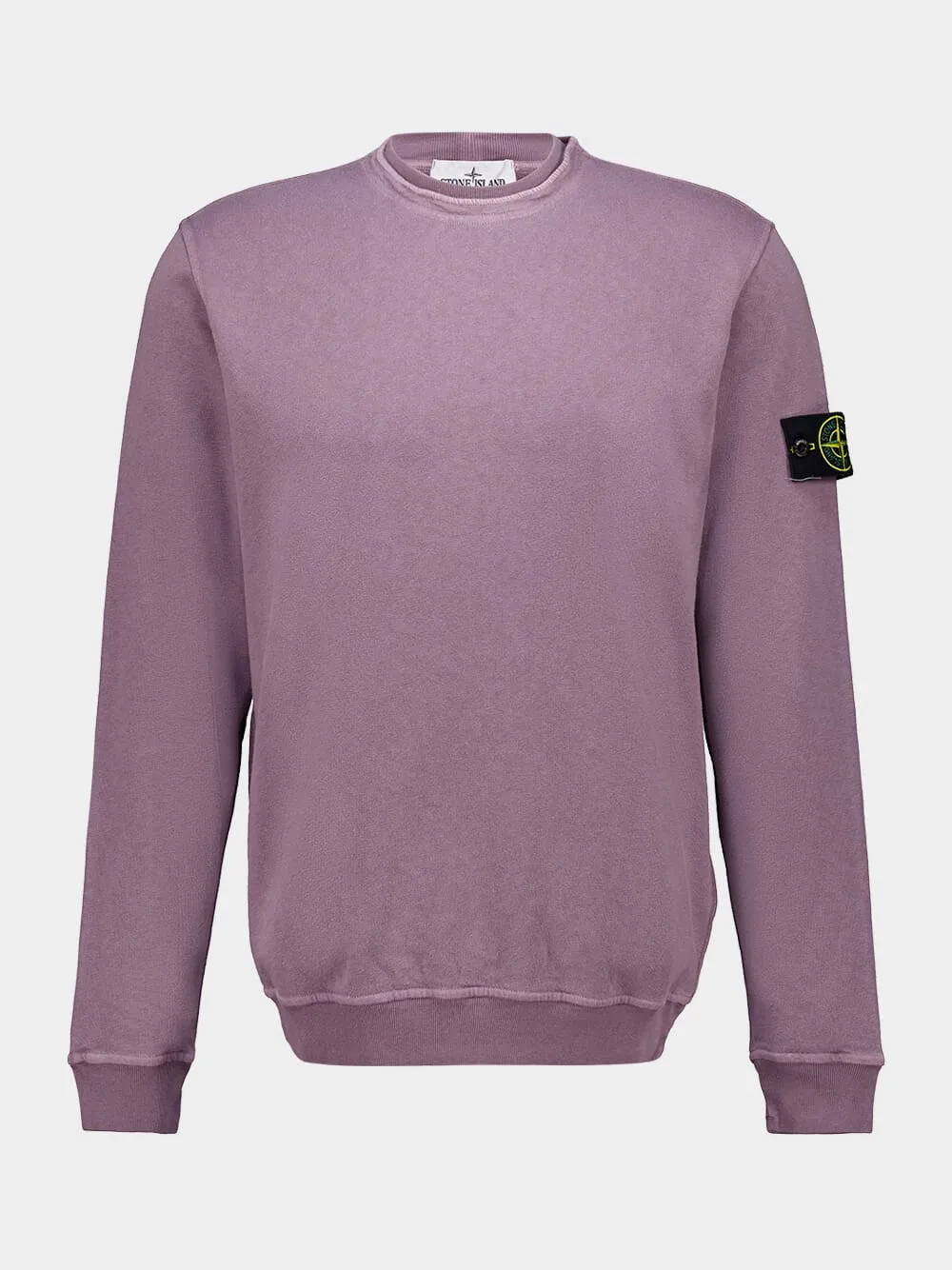 Purple Grey Malfilé Fleece Sweatshirt sold by Fashion Clinic
