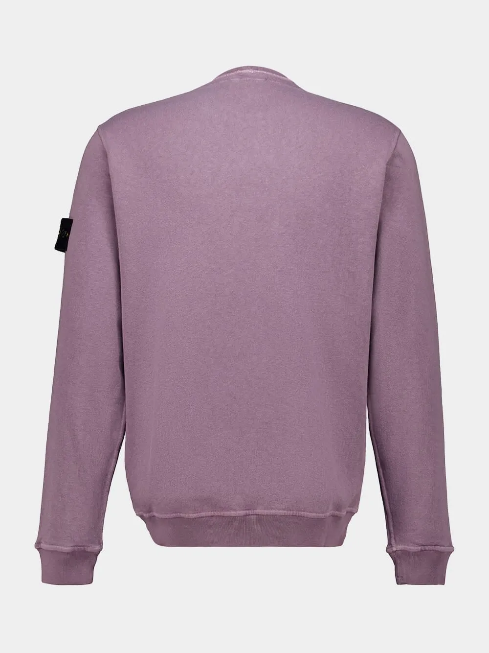 Purple Grey Malfilé Fleece Sweatshirt sold by Fashion Clinic product image thumbnail 2
