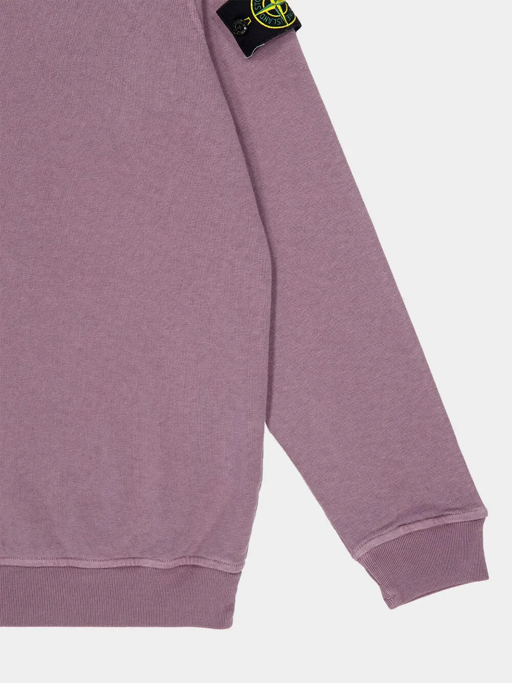 Purple Grey Malfilé Fleece Sweatshirt sold by Fashion Clinic product image thumbnail 4