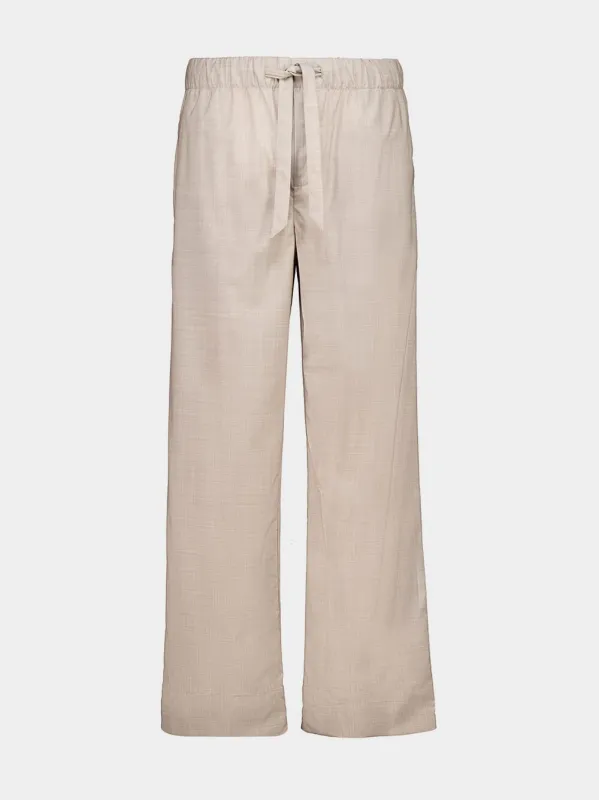 Sand Luan Tropical Wool Trousers made by Fashion Clinic