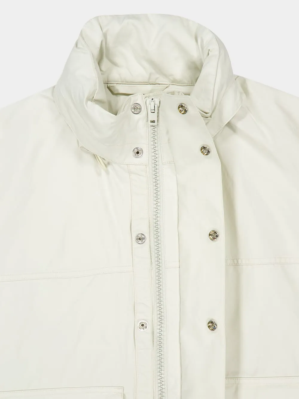 Soja Ventile® Cotton Short Rain Parka sold by Fashion Clinic product image thumbnail 5