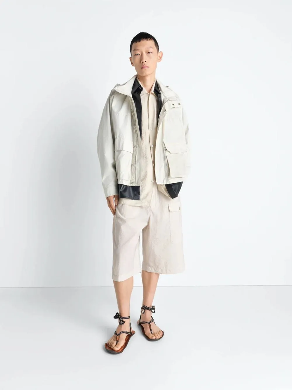 Soja Ventile® Cotton Short Rain Parka sold by Fashion Clinic product image thumbnail 2