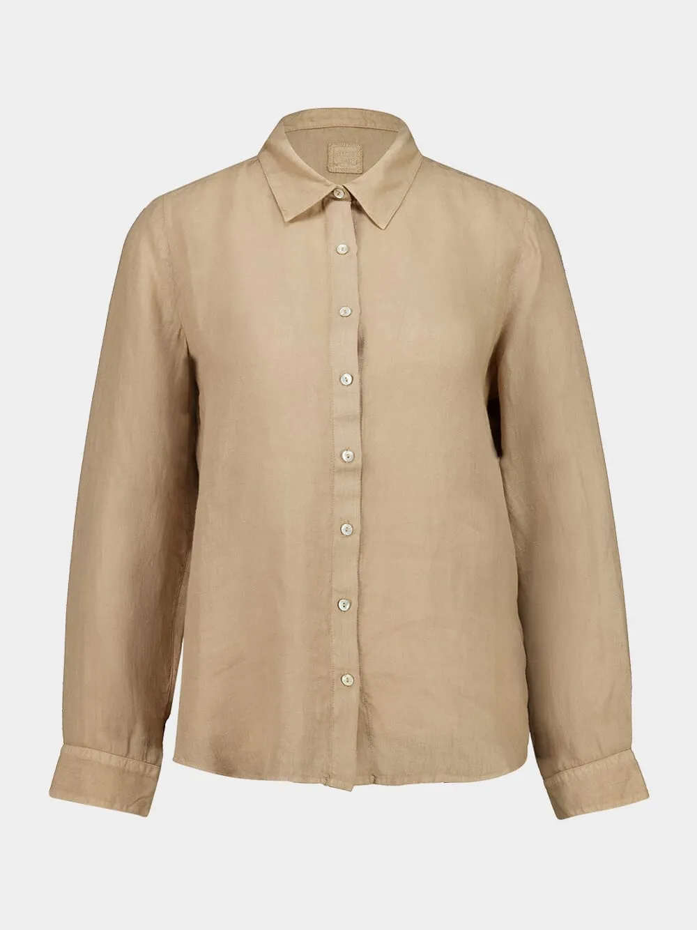 Savana Linen Long-Sleeve Shirt sold by Fashion Clinic
