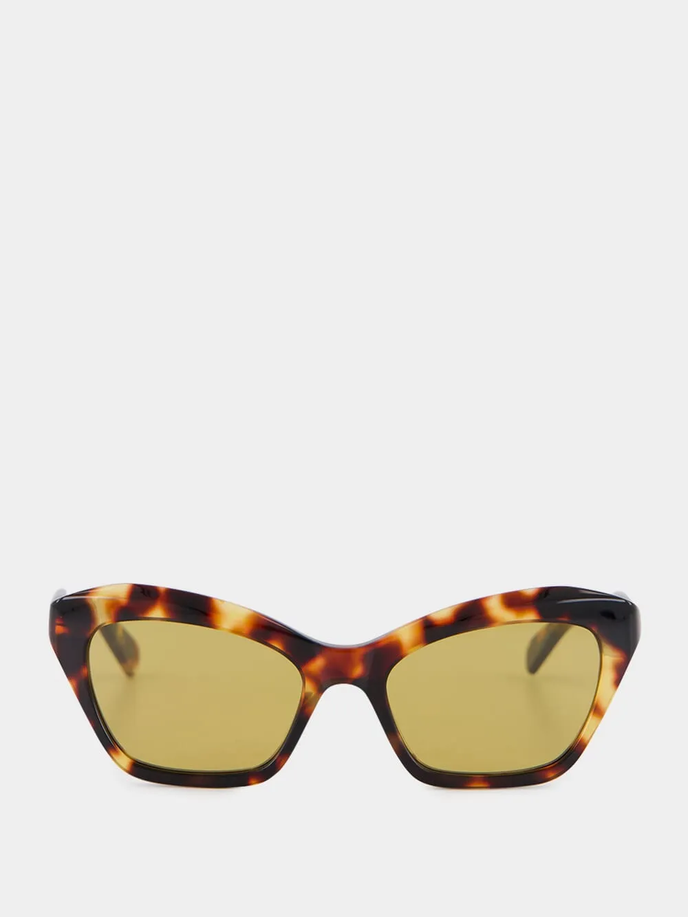 Tortoiseshell Dauphin Cat-Eye Sunglasses sold by Fashion Clinic