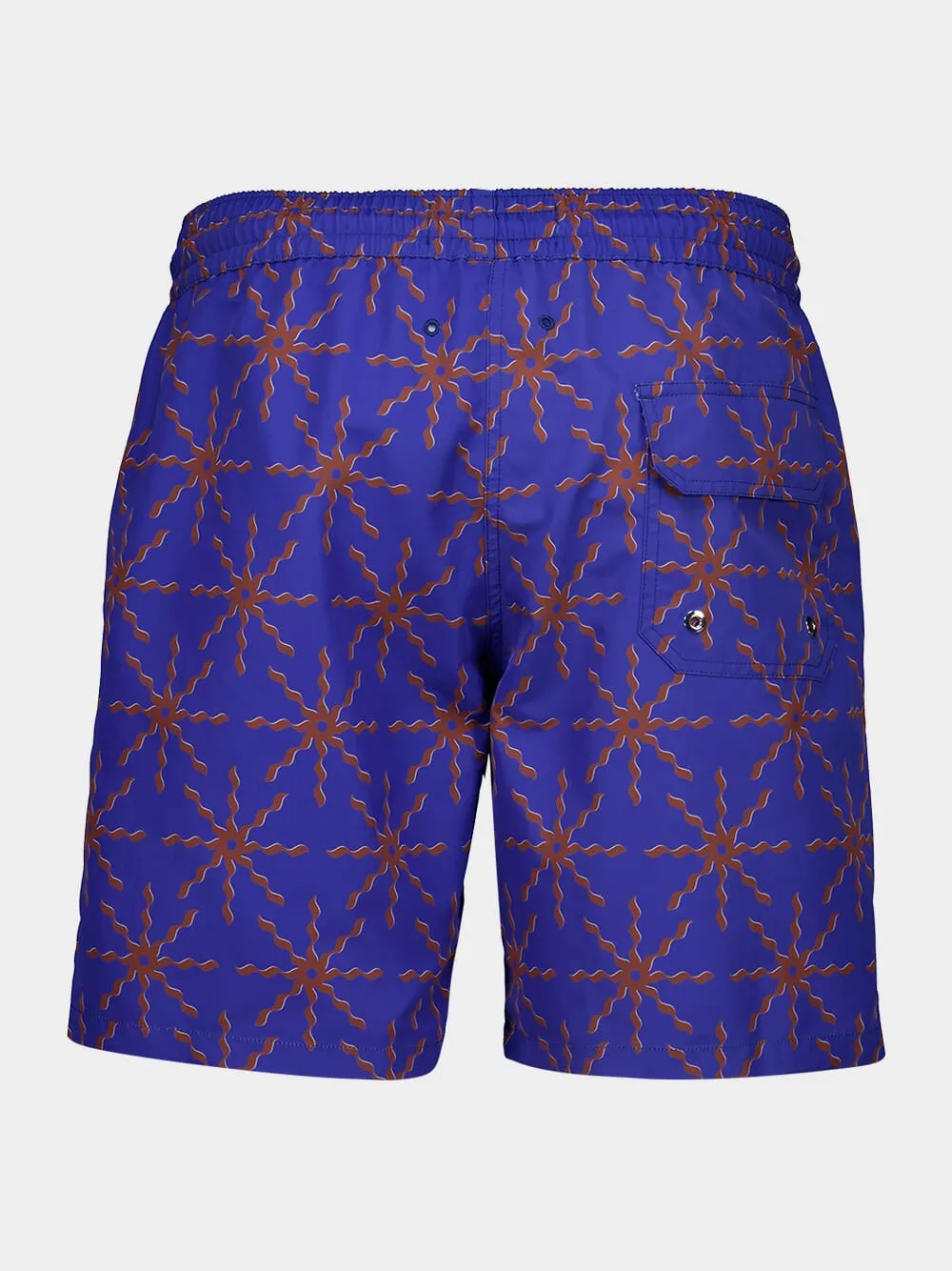 Cobalt Blue Santos O Sol Swim Shorts sold by Fashion Clinic product image thumbnail 2