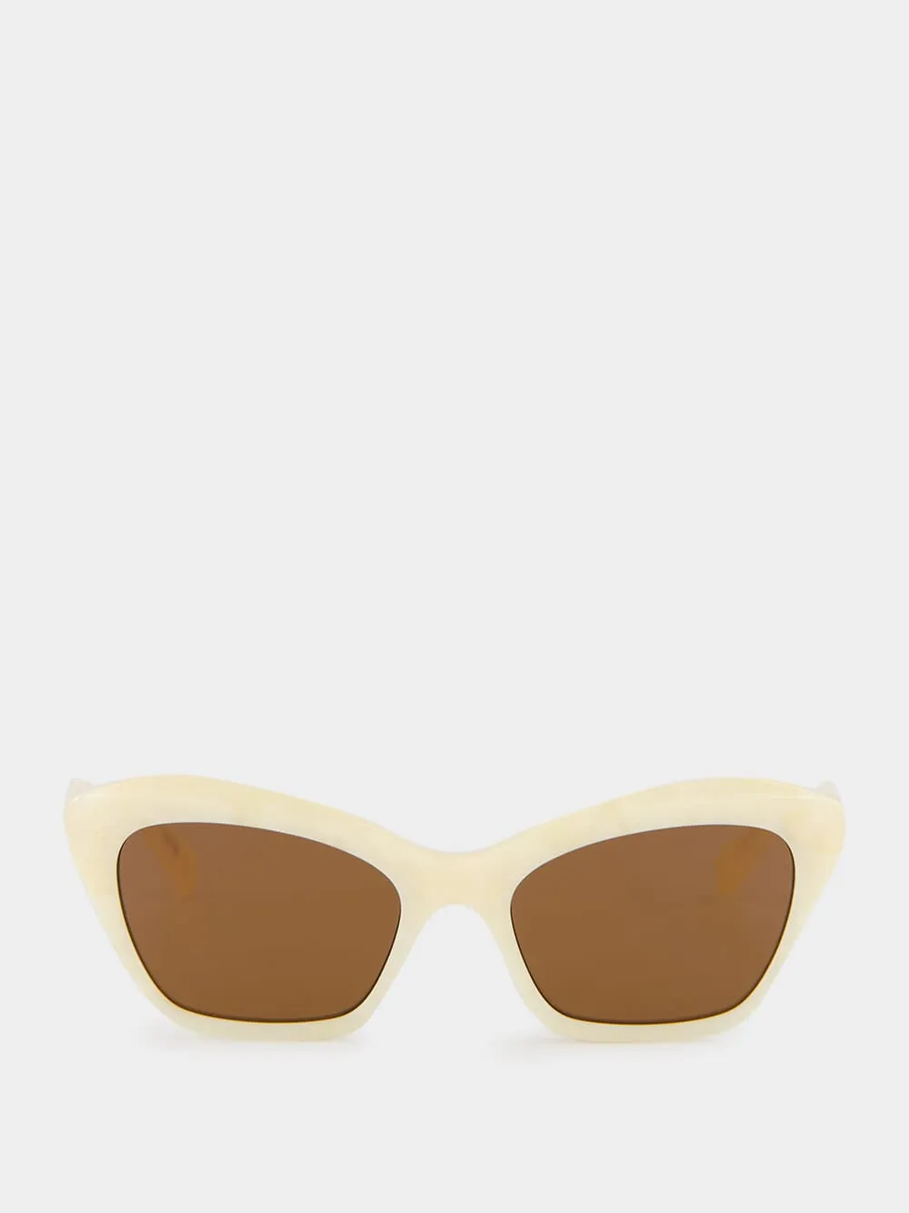 Ivory Dauphin Sunglasses in Recycled Acetate sold by Fashion Clinic