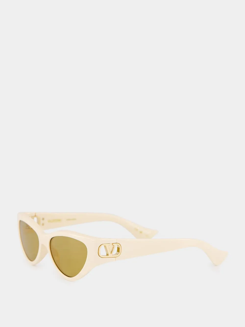 Ivory and Brown Vain Light Bio Inject Sunglasses sold by Fashion Clinic product image thumbnail 3